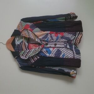 Alberto Makali Multicolor Geometric Blazer